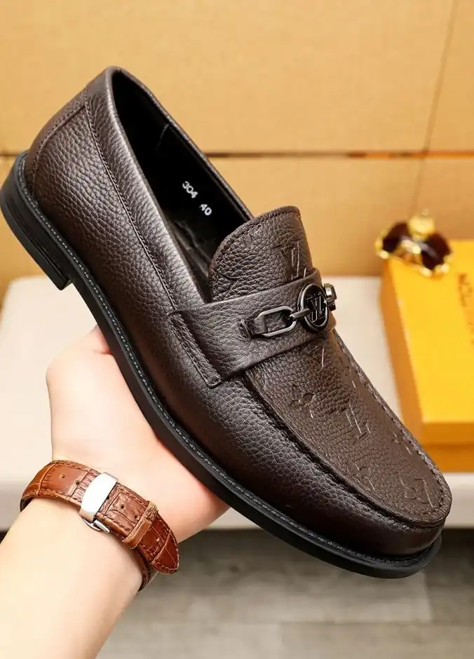 hype LV Leather Shoes