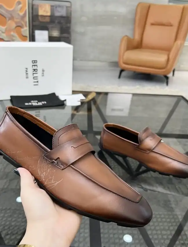 hype Berluti Leather Shoes