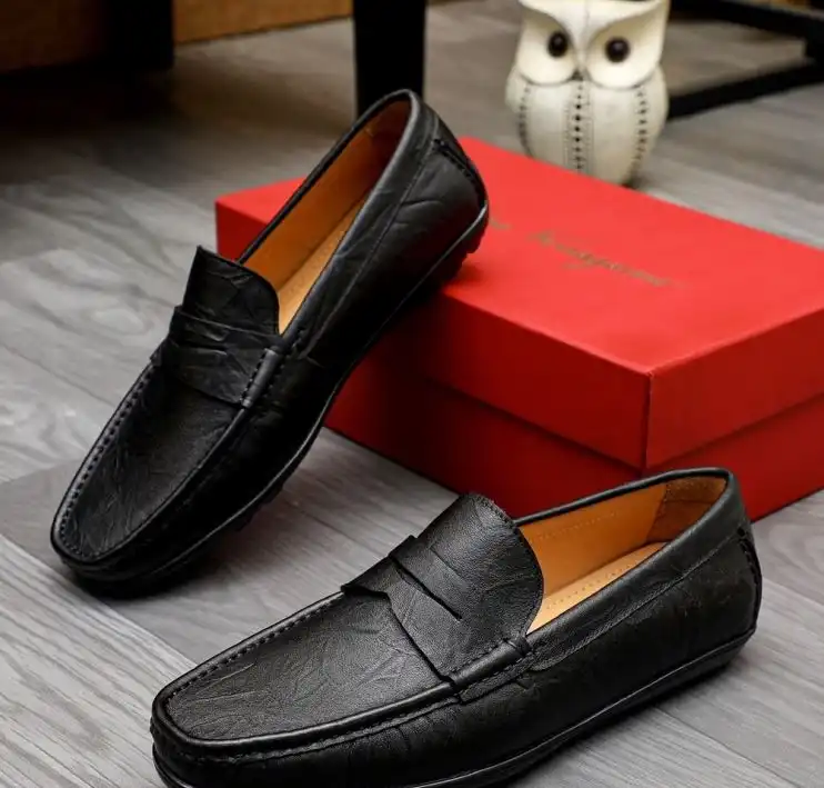 hype Ferragamo Leather Shoes