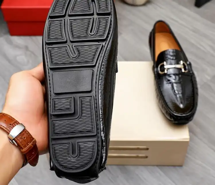 hype Ferragamo Leather Shoes