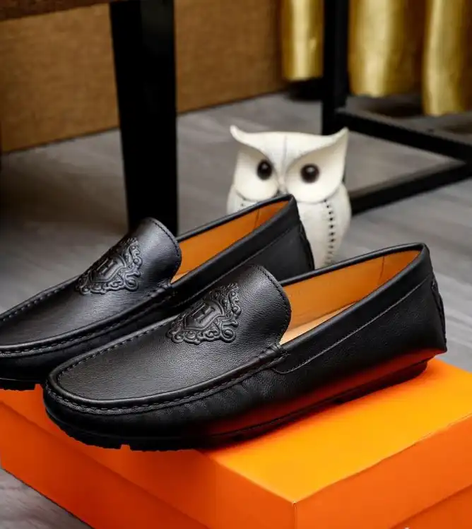 hype Hermes Leather Shoes