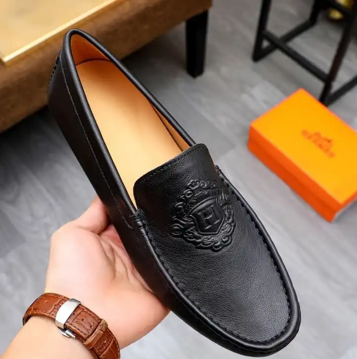 hype Hermes Leather Shoes