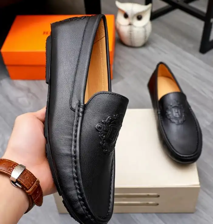 hype Hermes Leather Shoes