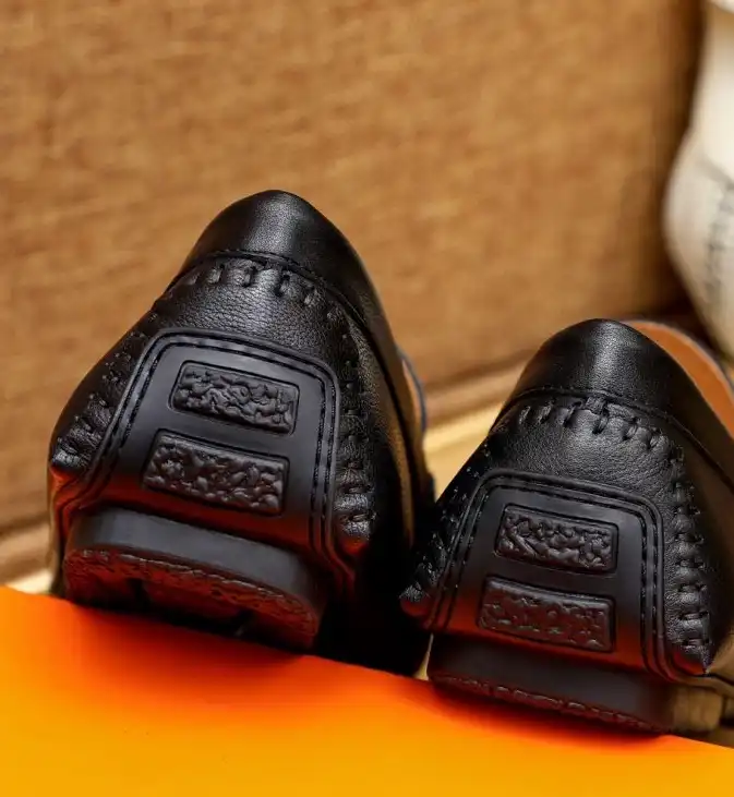 hype Hermes Leather Shoes