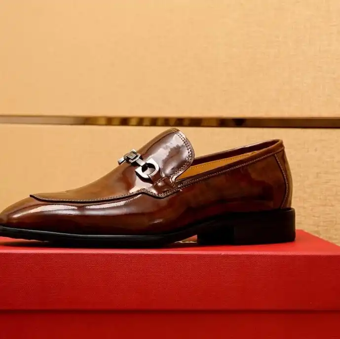 hype Ferragamo Leather Shoes