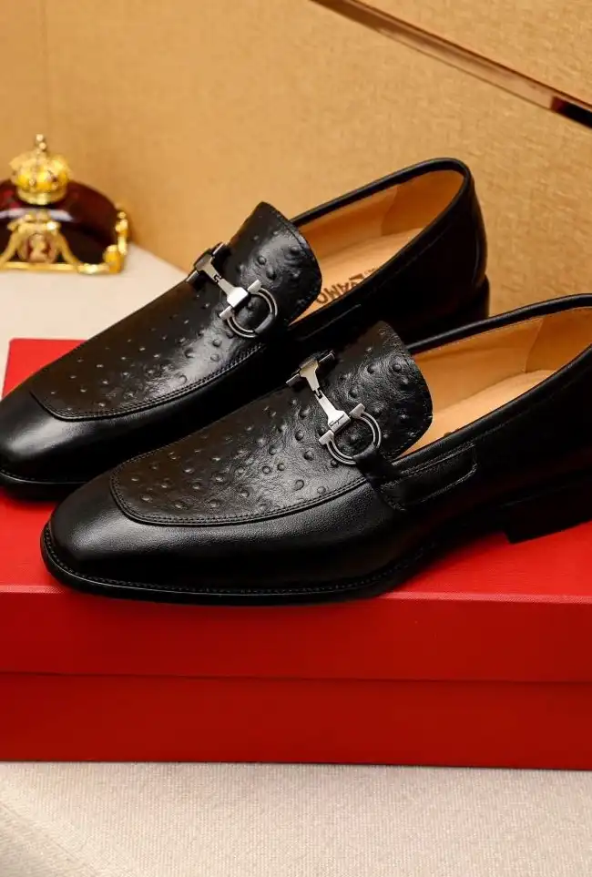 hype Ferragamo Leather Shoes