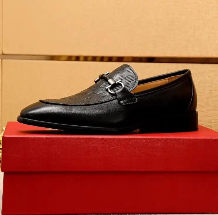 hype Ferragamo Leather Shoes