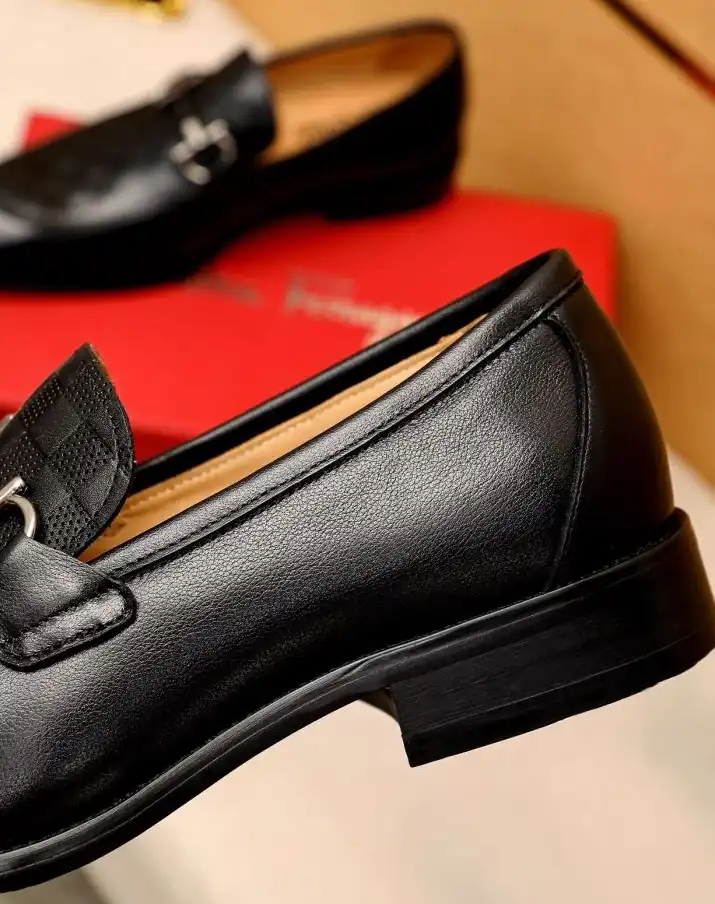 hype Ferragamo Leather Shoes