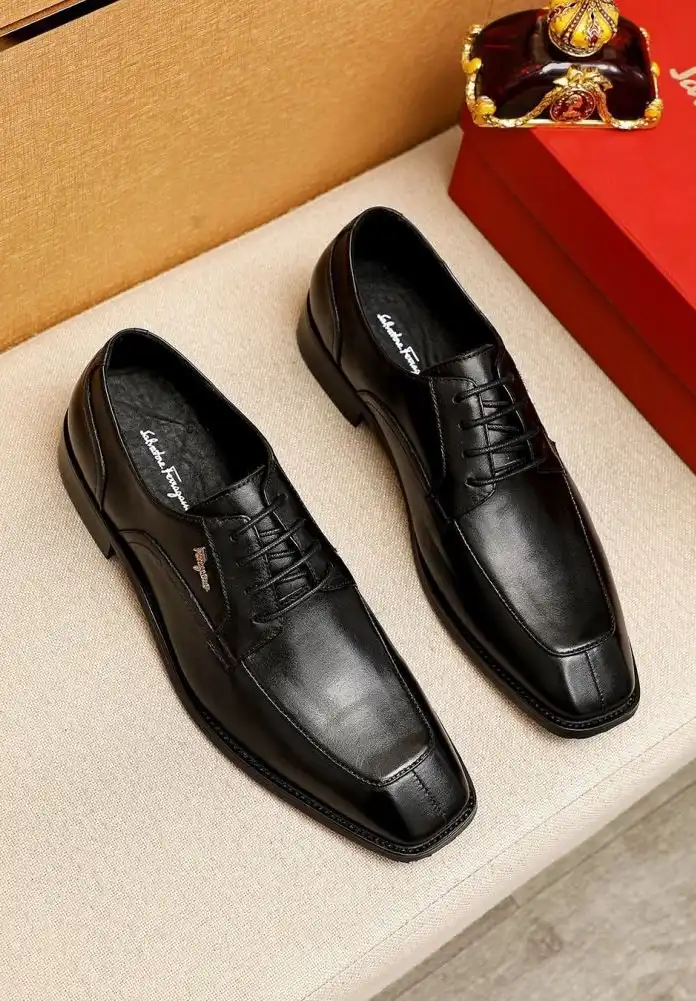 hype Ferragamo Leather Shoes