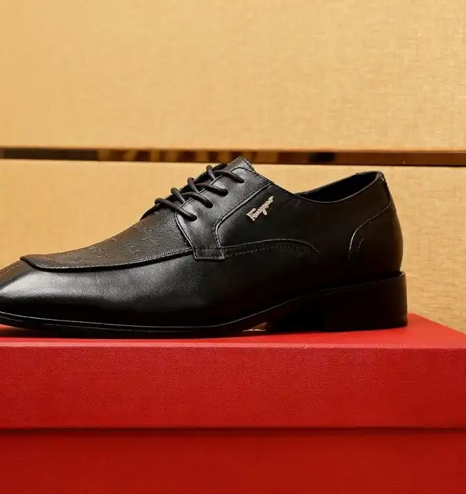 hype Ferragamo Leather Shoes