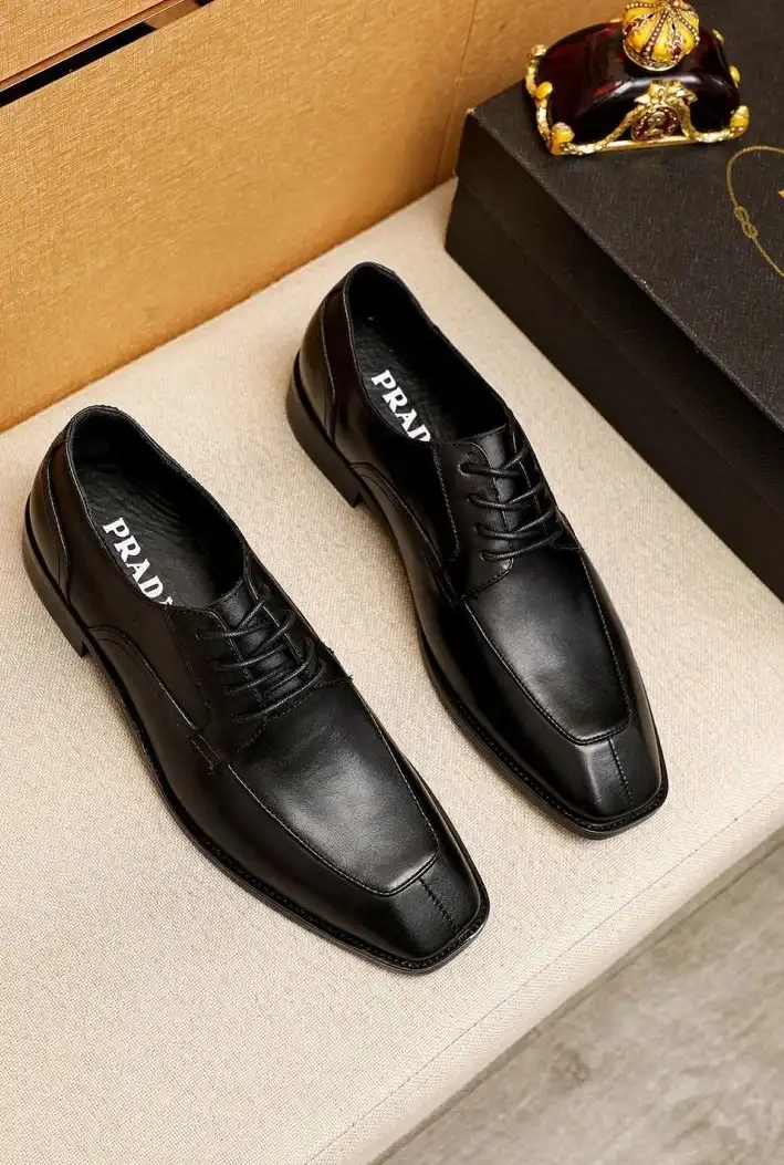 hype Prada Leather Shoes