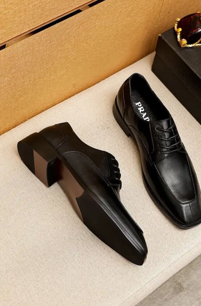 hype Prada Leather Shoes