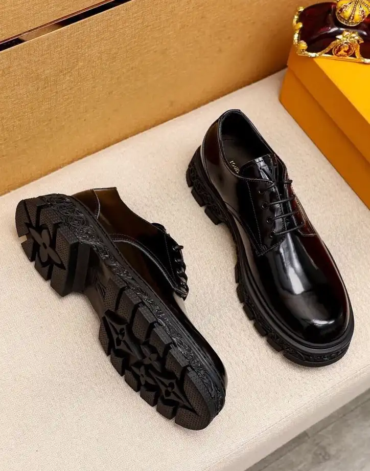 hype LV Leather Shoes