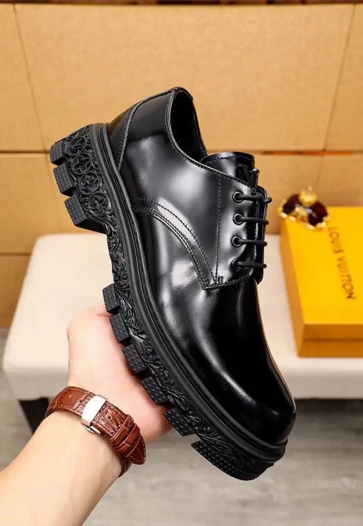 hype LV Leather Shoes