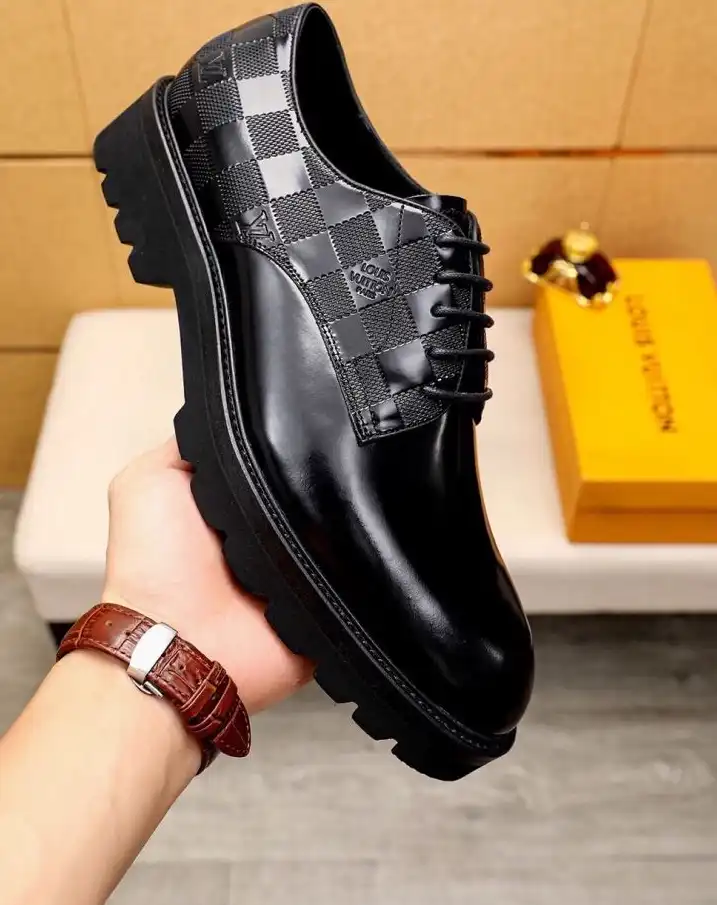 hype LV Leather Shoes