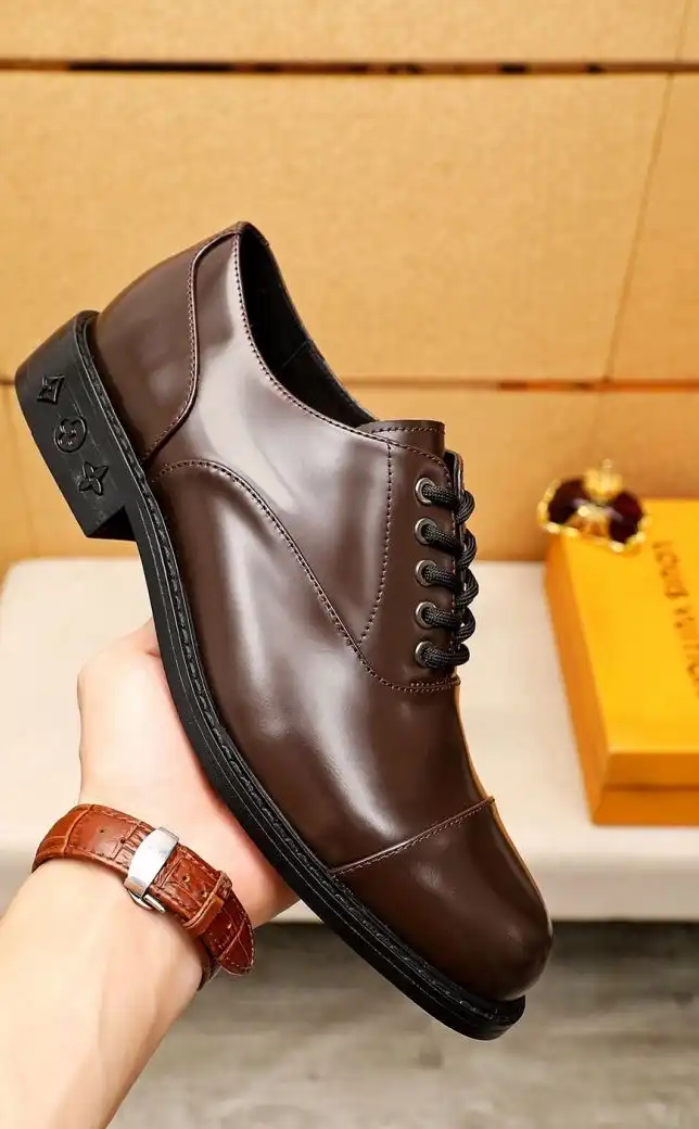 hype LV Leather Shoes