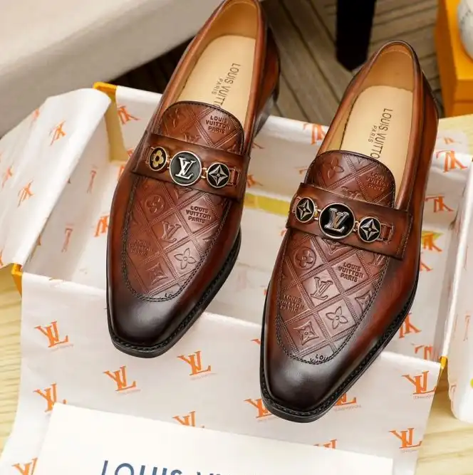 hype LV Leather Shoes