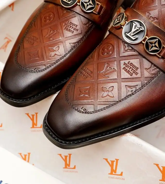 hype LV Leather Shoes