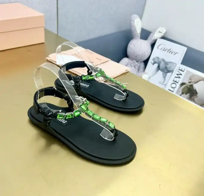 hype Miu Miu Sandals