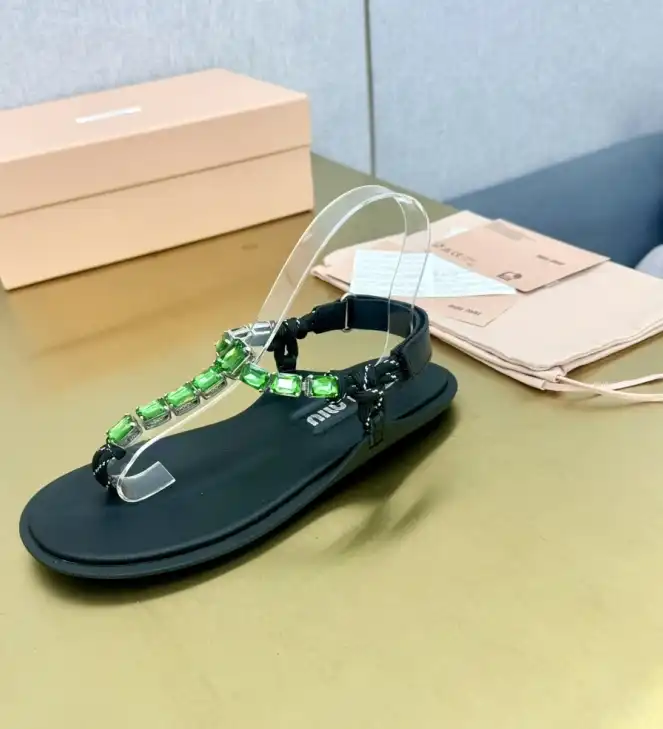 hype Miu Miu Sandals