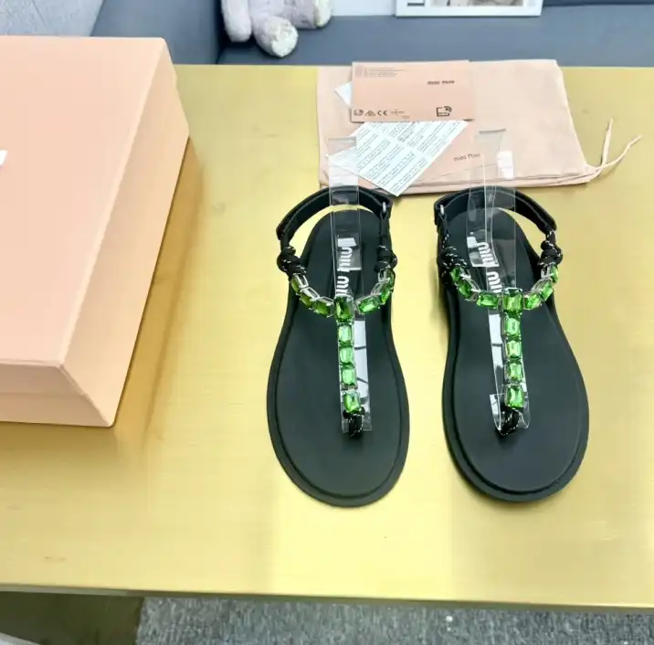 hype Miu Miu Sandals