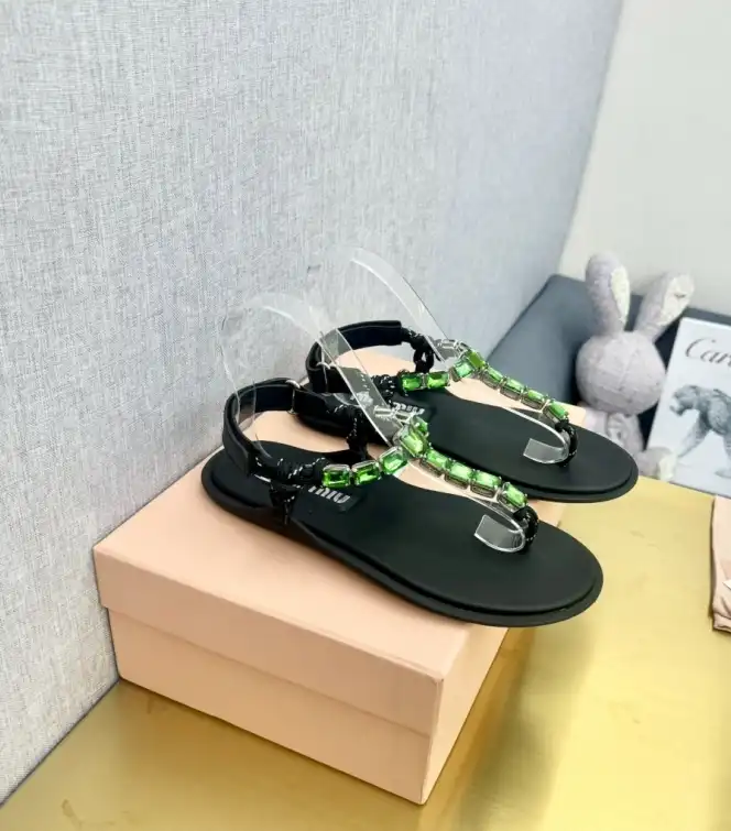 hype Miu Miu Sandals