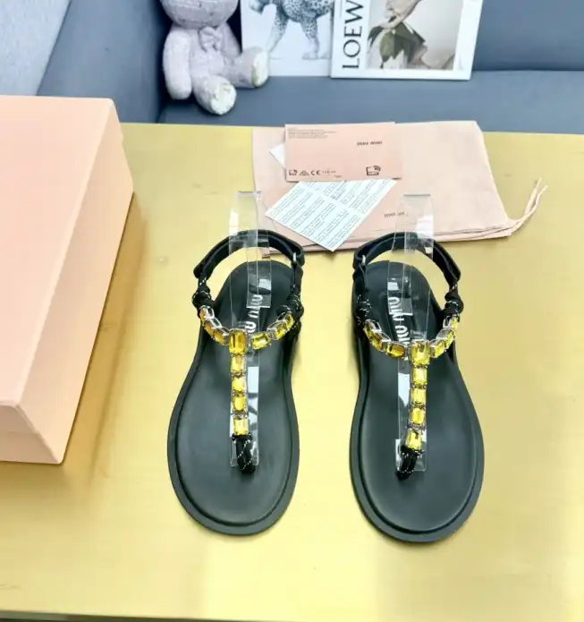 hype Miu Miu Sandals