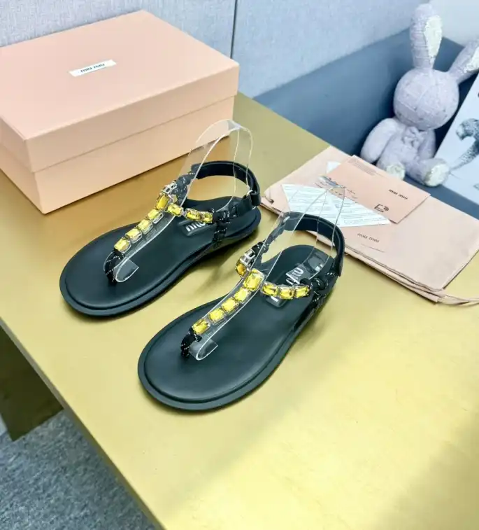 hype Miu Miu Sandals