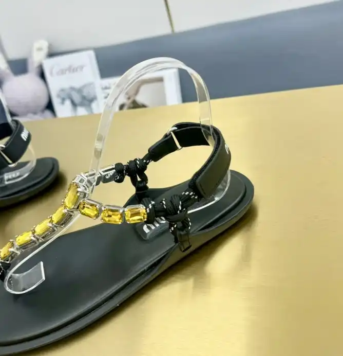 hype Miu Miu Sandals