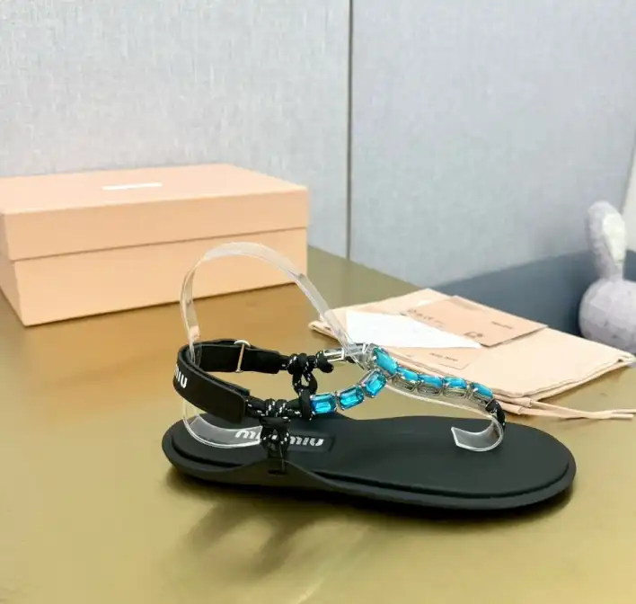 hype Miu Miu Sandals