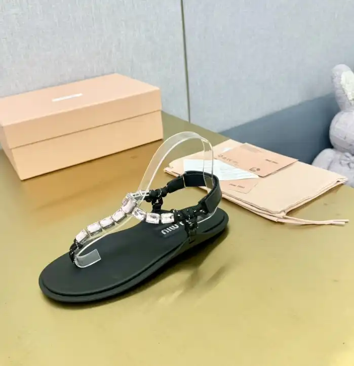 hype Miu Miu Sandals