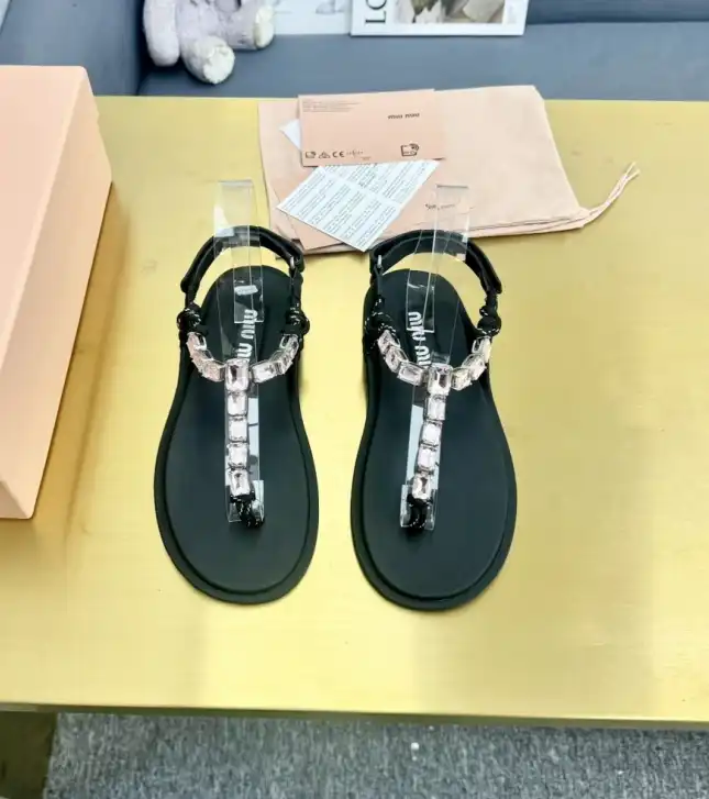 hype Miu Miu Sandals