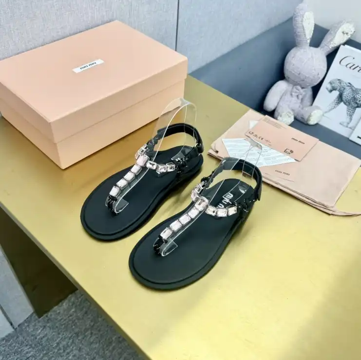 hype Miu Miu Sandals