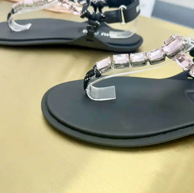 hype Miu Miu Sandals