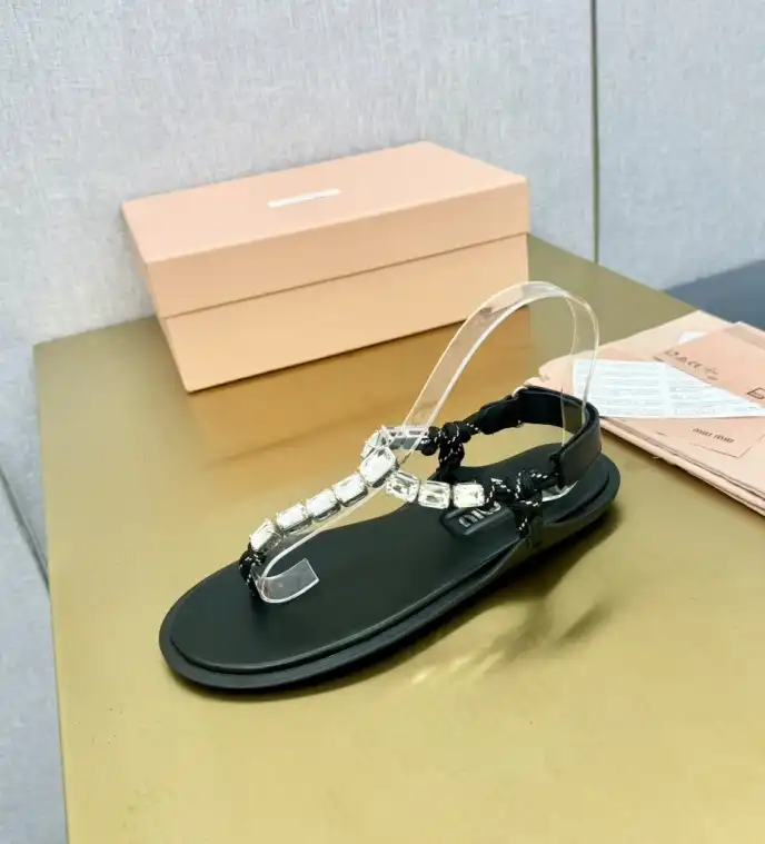 hype Miu Miu Sandals