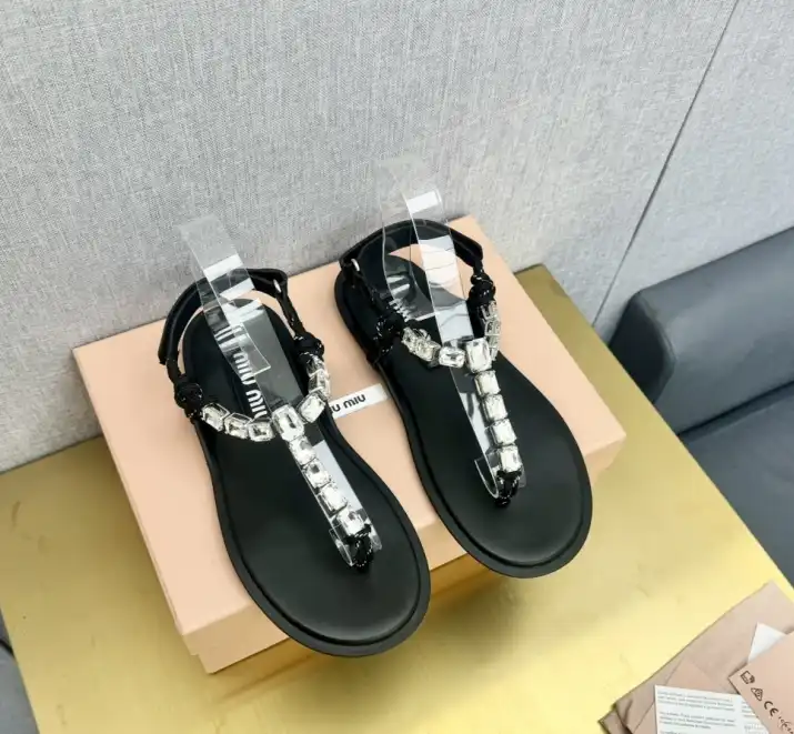 hype Miu Miu Sandals