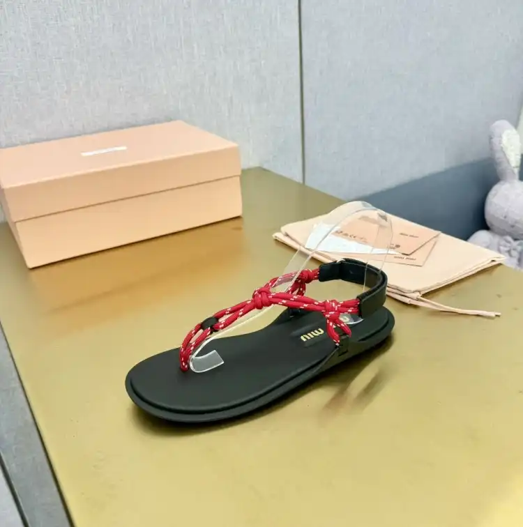 hype Miu Miu Sandals