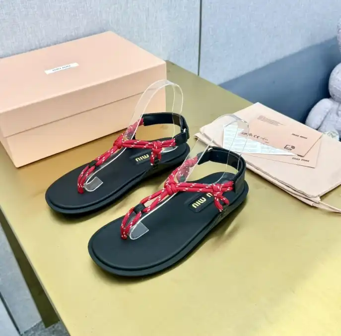 hype Miu Miu Sandals