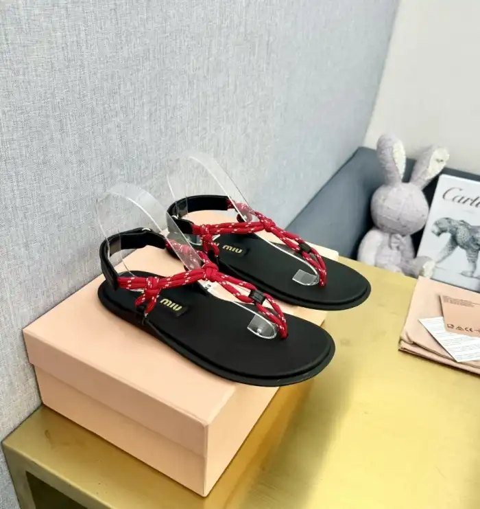 hype Miu Miu Sandals