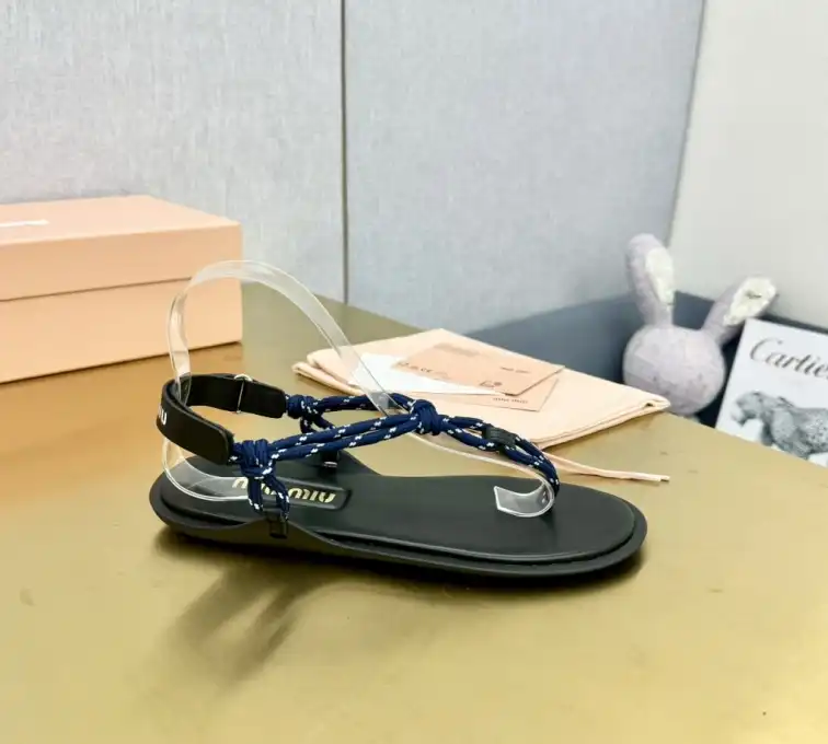 hype Miu Miu Sandals