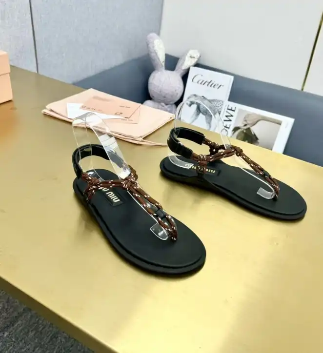 hype Miu Miu Sandals