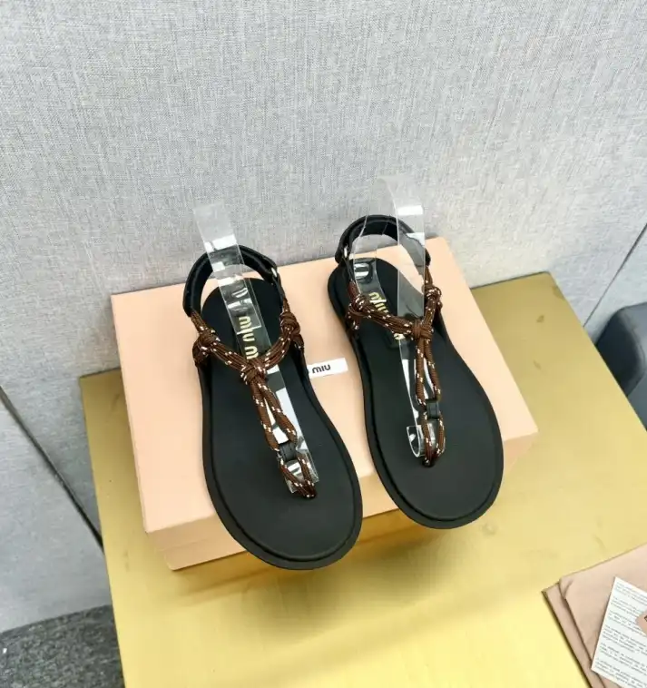 hype Miu Miu Sandals