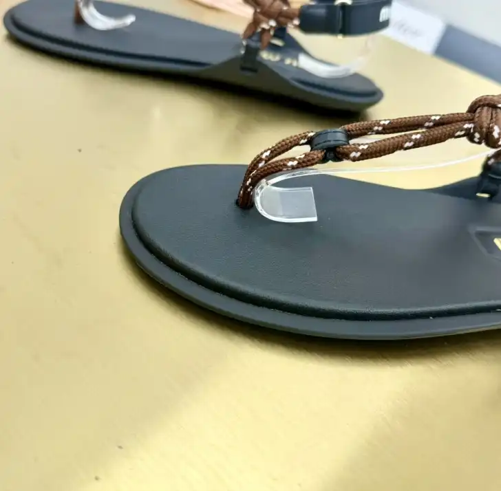 hype Miu Miu Sandals