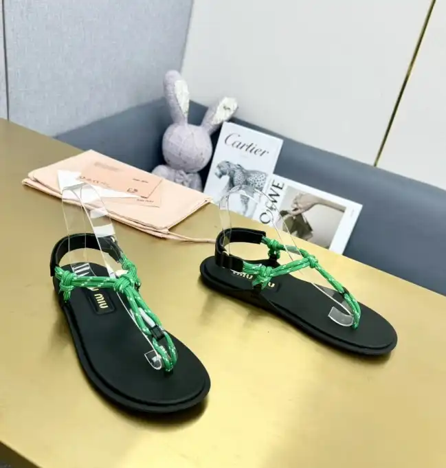 hype Miu Miu Sandals