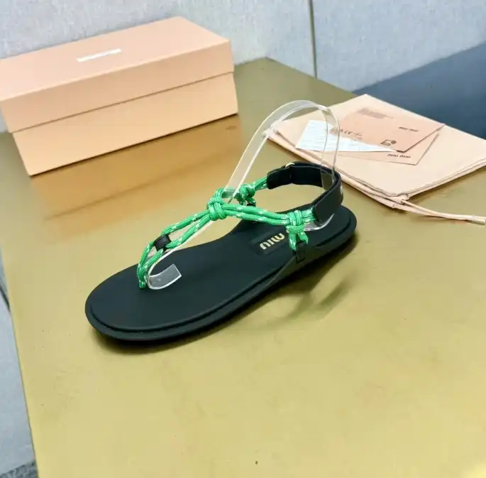 hype Miu Miu Sandals