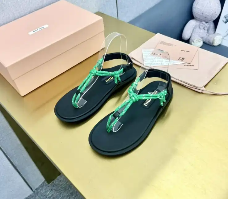 hype Miu Miu Sandals