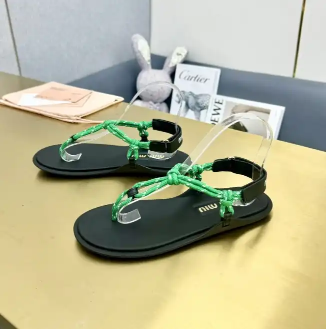 hype Miu Miu Sandals