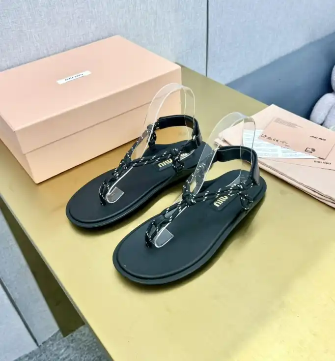 hype Miu Miu Sandals