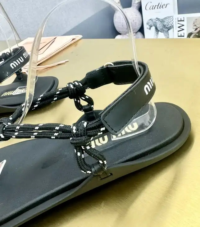 hype Miu Miu Sandals