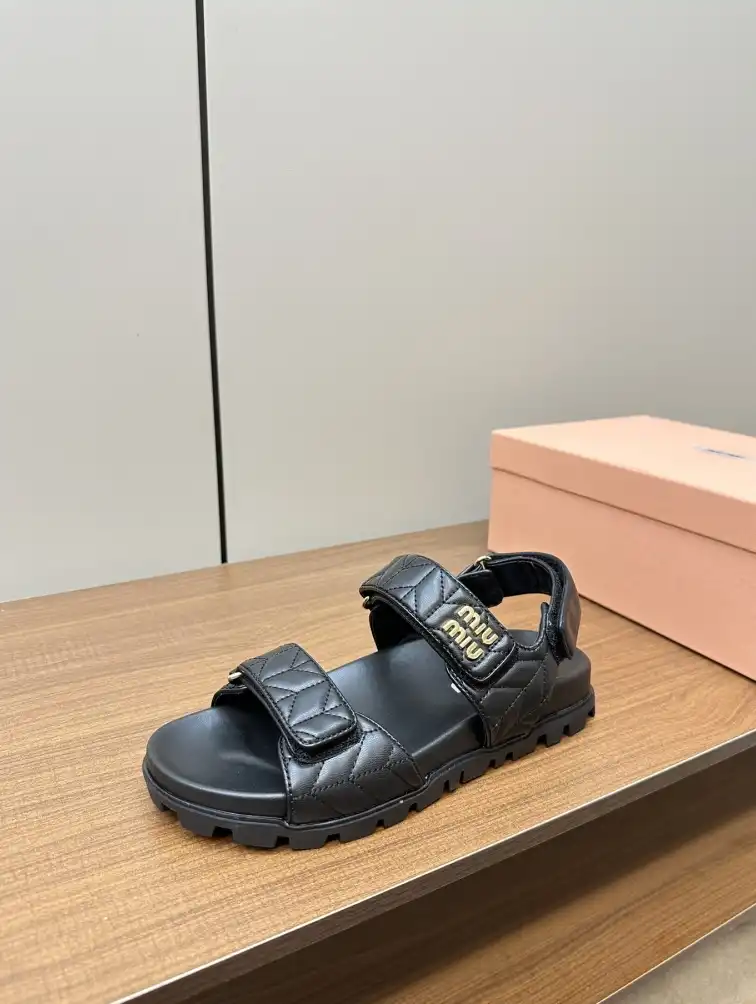 hype Miu Miu Sandals